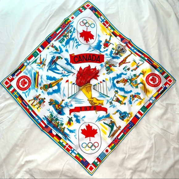 1976 Olympic Scarf - Picture 1 of 4